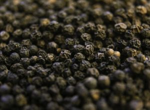 black pepper texture, seasoning, pepper short focus